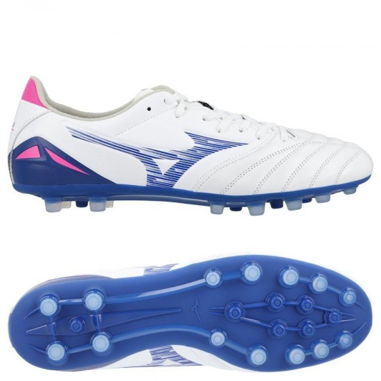 Mizuno Morelia IV AG PRO, white-pink